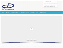 Tablet Screenshot of cdinformaticasrl.com